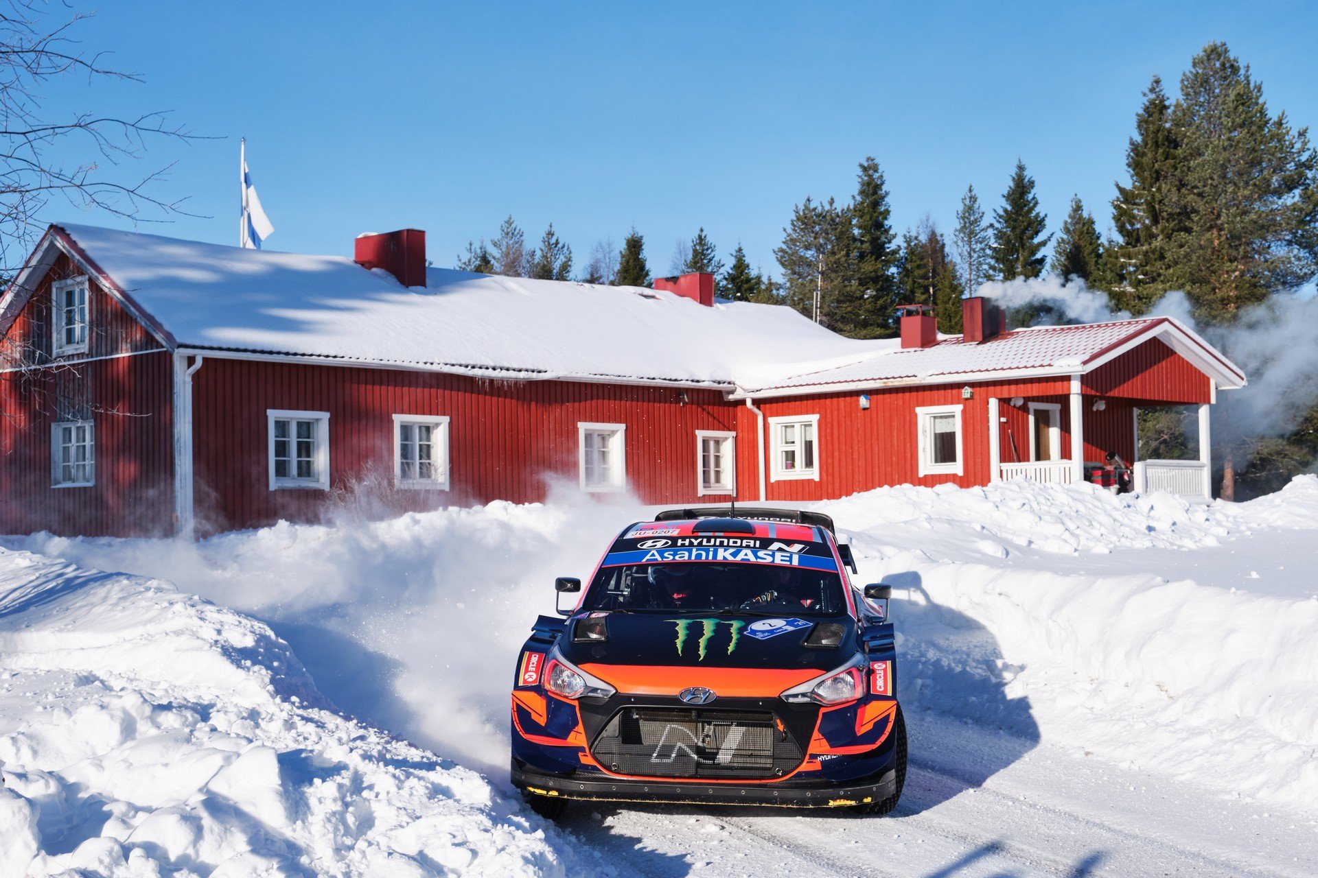 Oliver Solberg-Seb Marshall (Rally Arctic Finland)