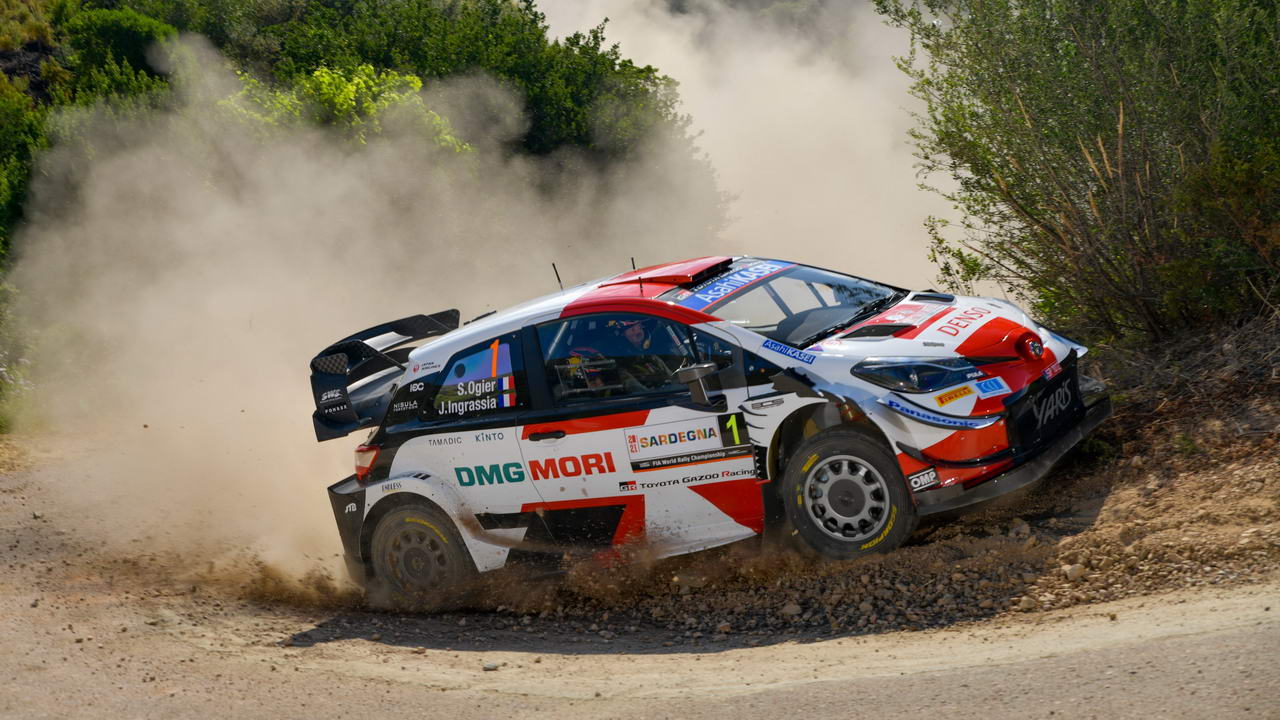 Rally Italia-Sardegna Shakedown Ogier