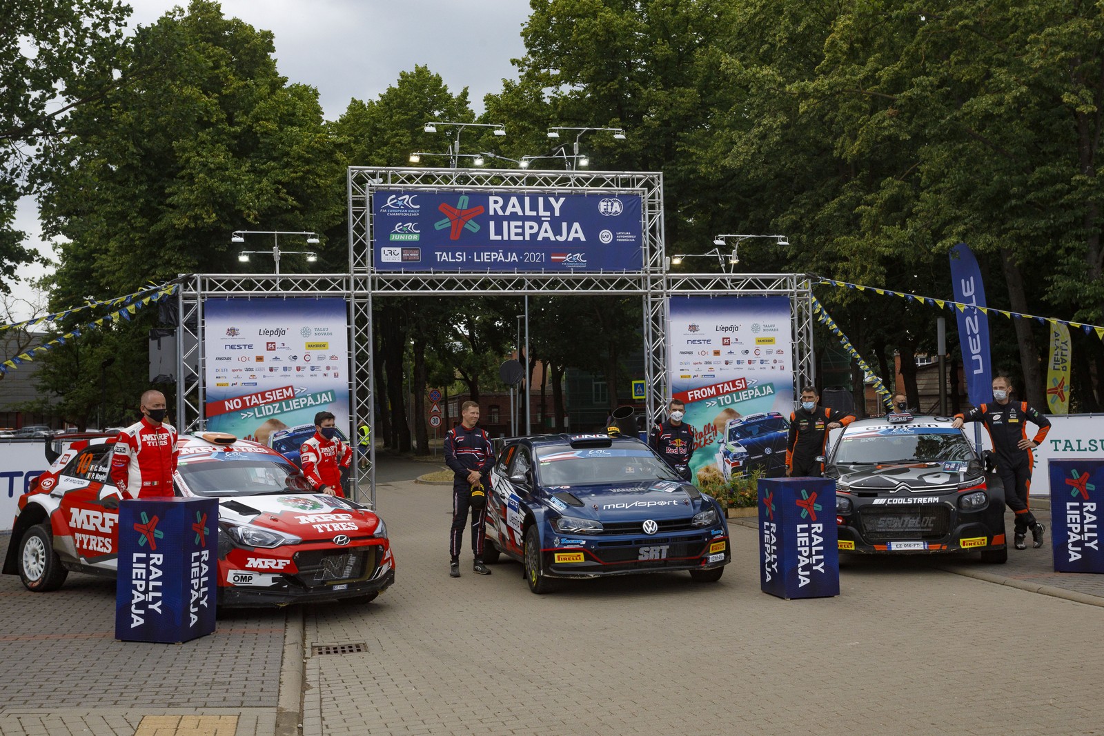 ERC Liepaja Latvia - Podium