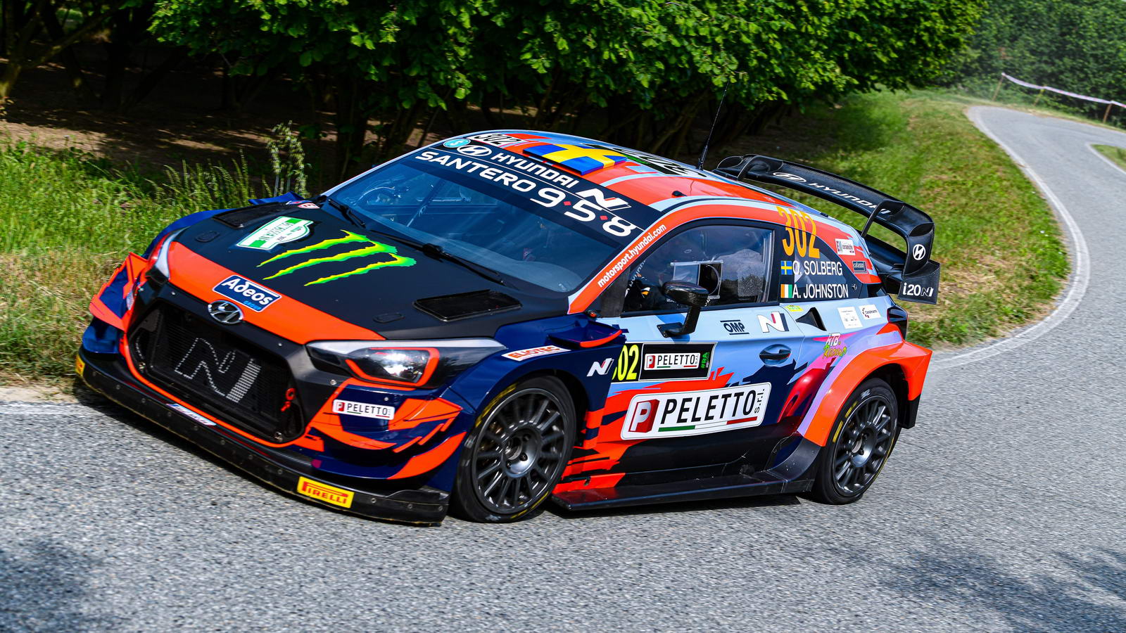 Oliver Solberg Hyundai i20 Coupe WRC