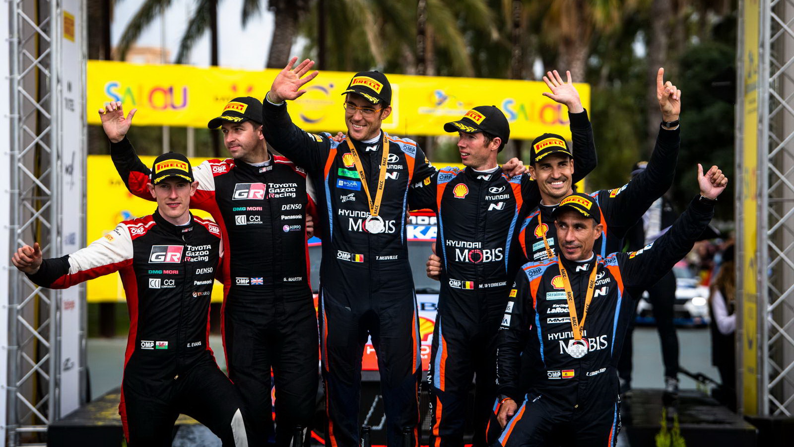 Rally Spain Podium