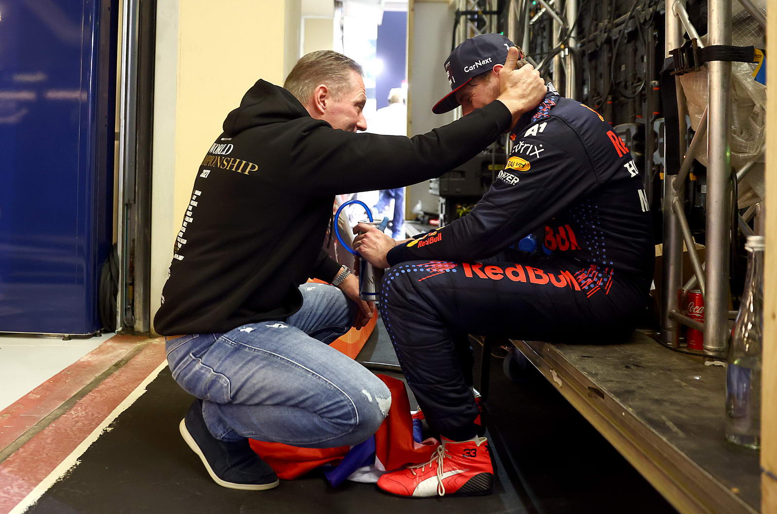 Jos and Max Verstappen