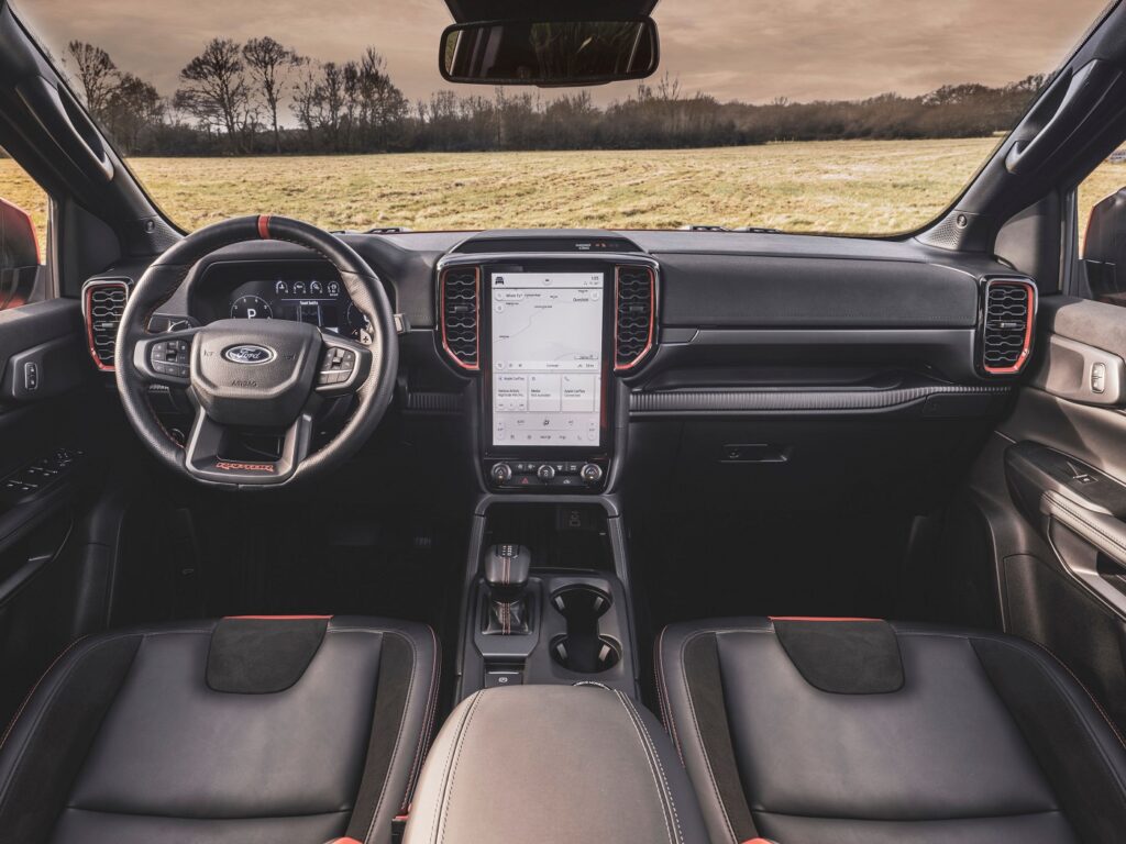 Ford Ranger Raptor interior