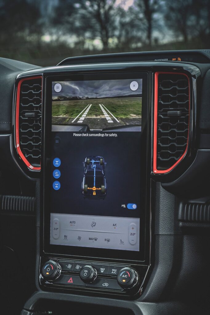 Ford Ranger Raptor interior