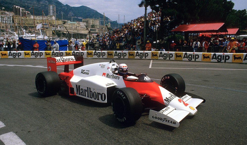 McLaren MP4 2B Alain Prost Monaco 1985