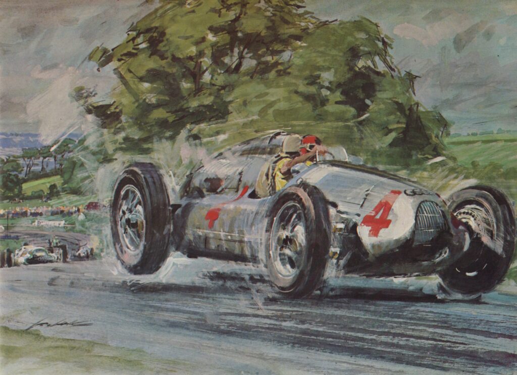 Tazio Nuvolari Auto Union Type D Donigton Park