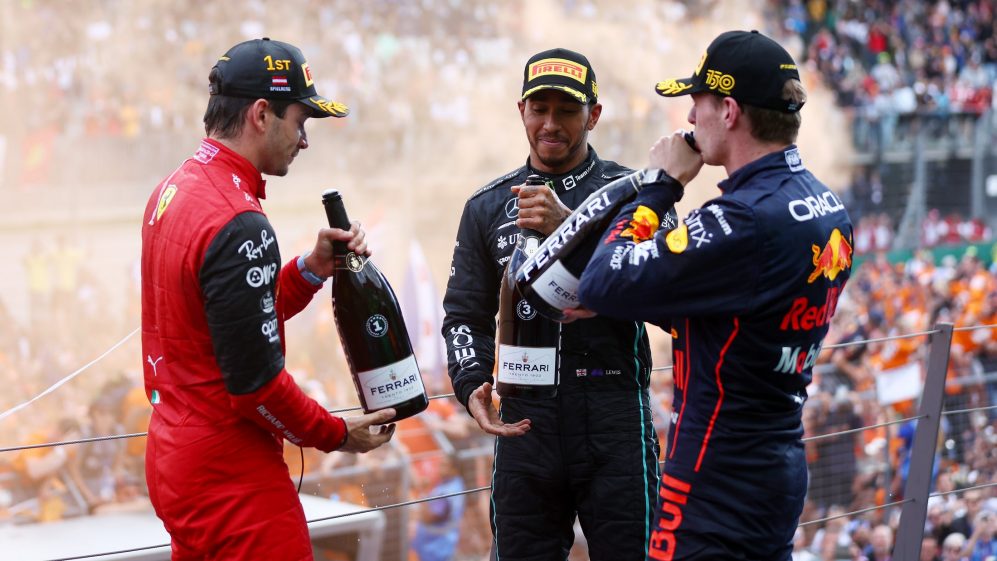 Charles Leclerc Lewis Hamilton Max Verstappen