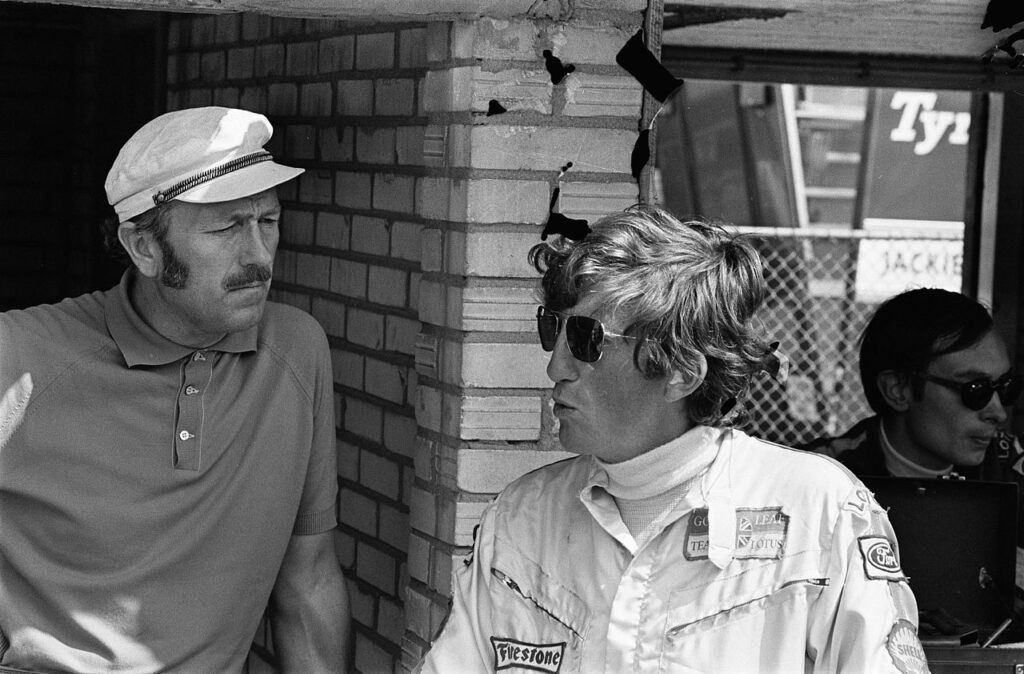 Colin Chapman Jochen Rindt Formula 1