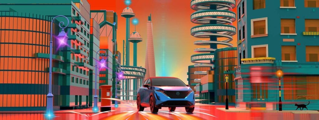 Nissan Aryia metaverse London