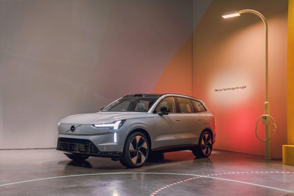 Volvo EX90 at CES