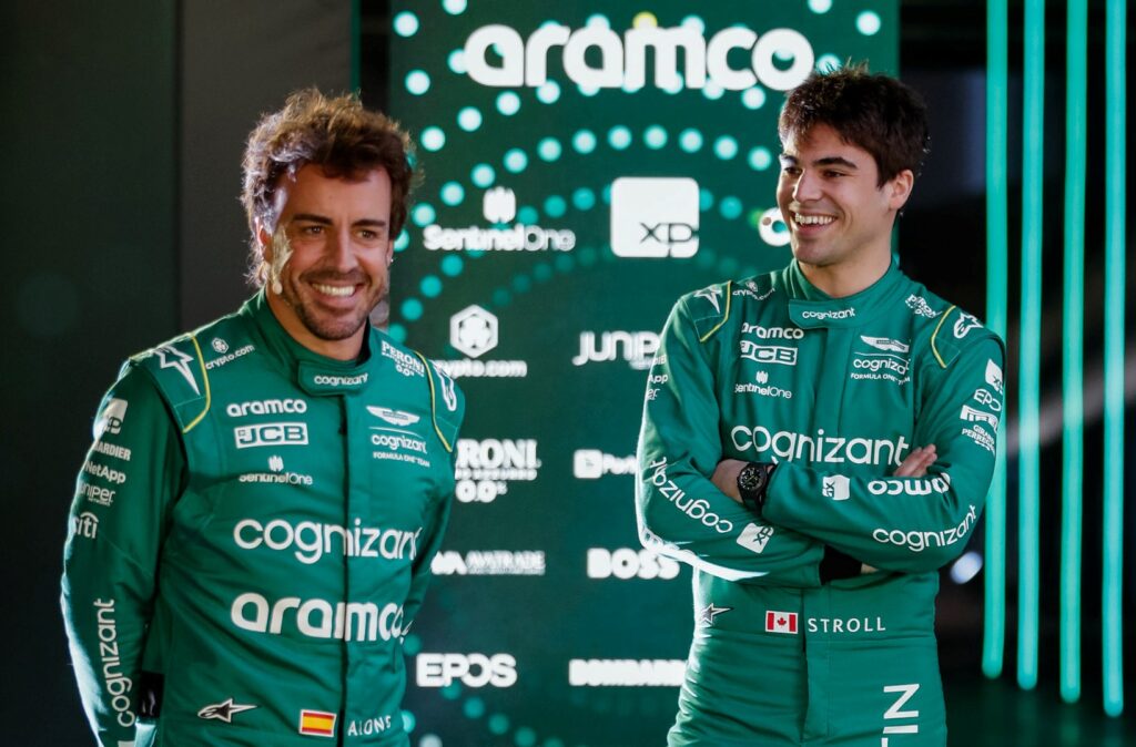 Formula 1 AMR 23 Fernando Alonso Lance Stroll