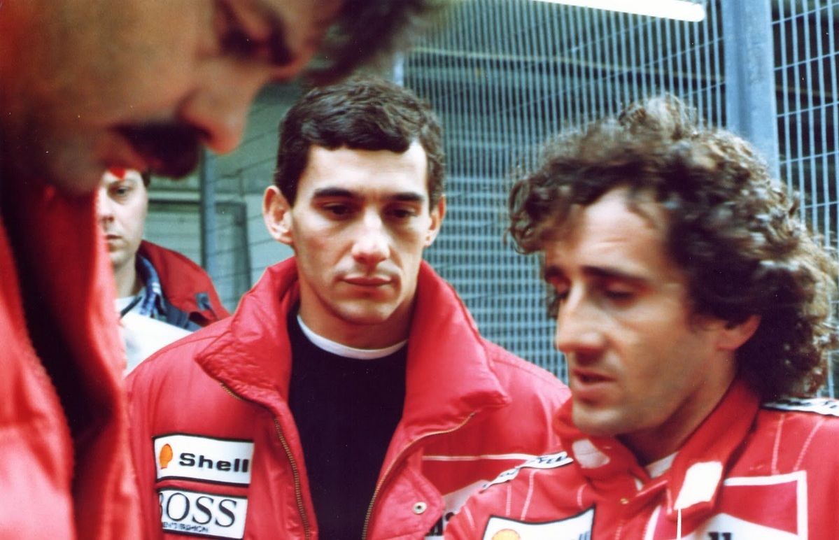 Gordon Murray Ayrton Senna Alain Prost