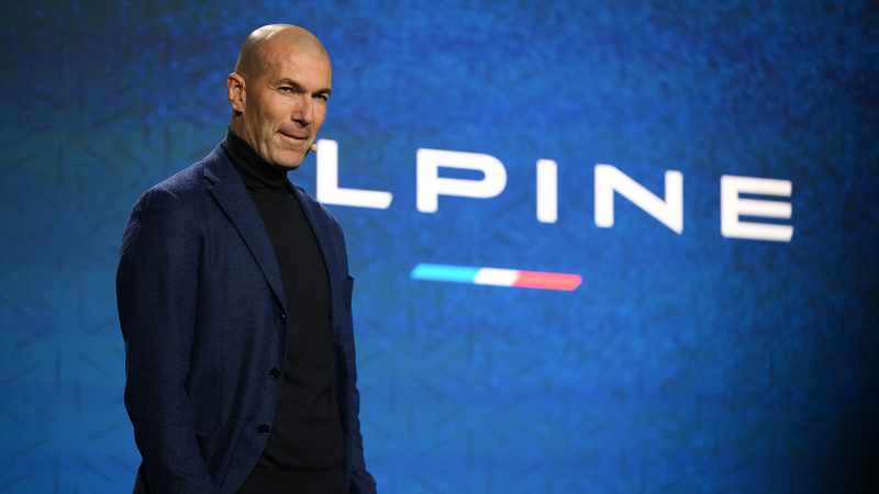 Zinedine Zidane Alpine ambassdor