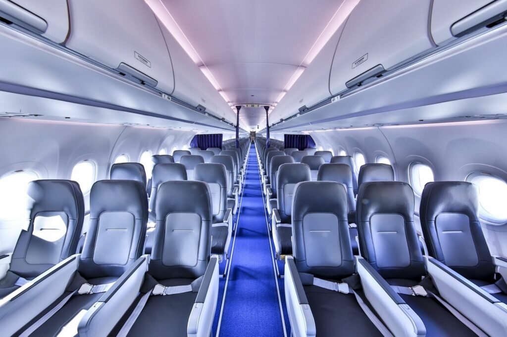 Airbus A321neo cabin