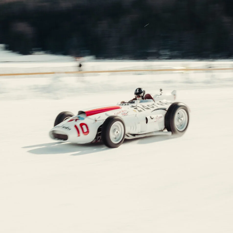 the ICE St.Moritz 2023 OPEN WHEELS MASERATI 420M_58 ELDORADO SPECIAL