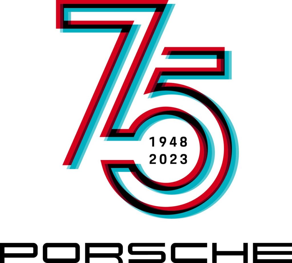 Porsche 75 logo