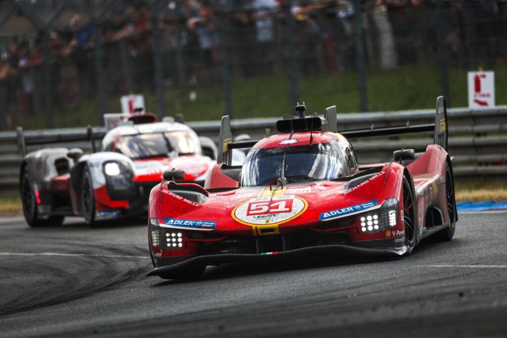 Ferrari vs Toyota Le Mans