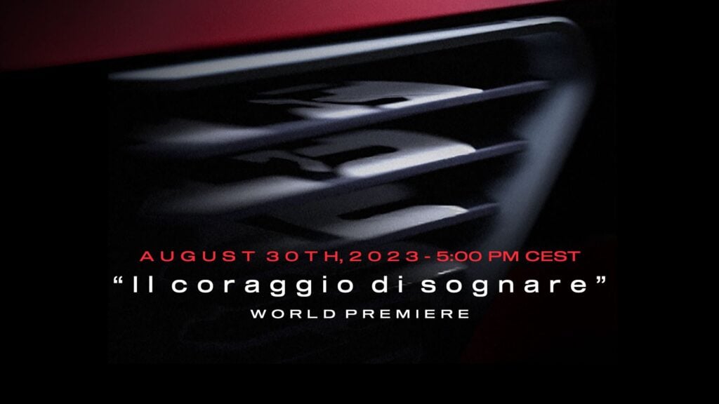 Alfa Romeo supercar teaser