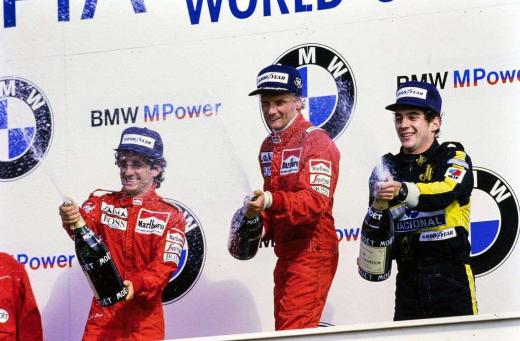 Lauda, Prost, Senna: Το podium μιας άλλης εποχής...