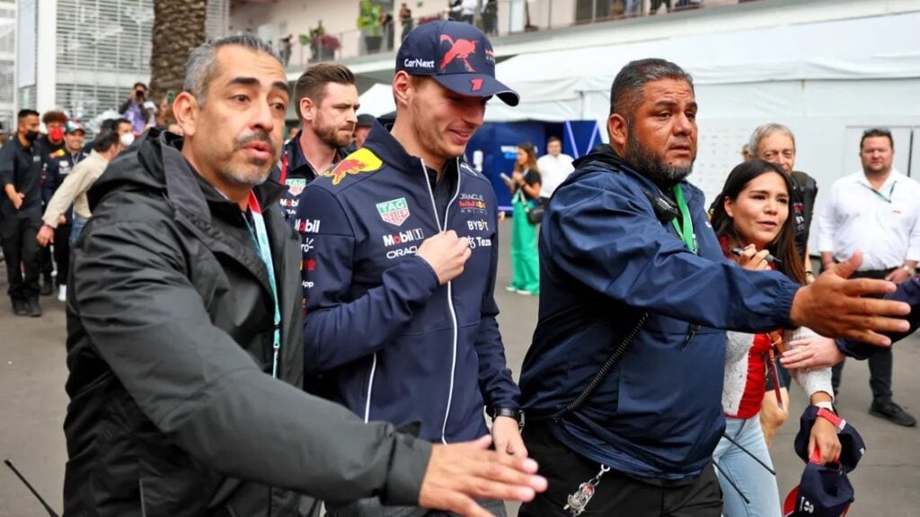 Verstappen bodyguards