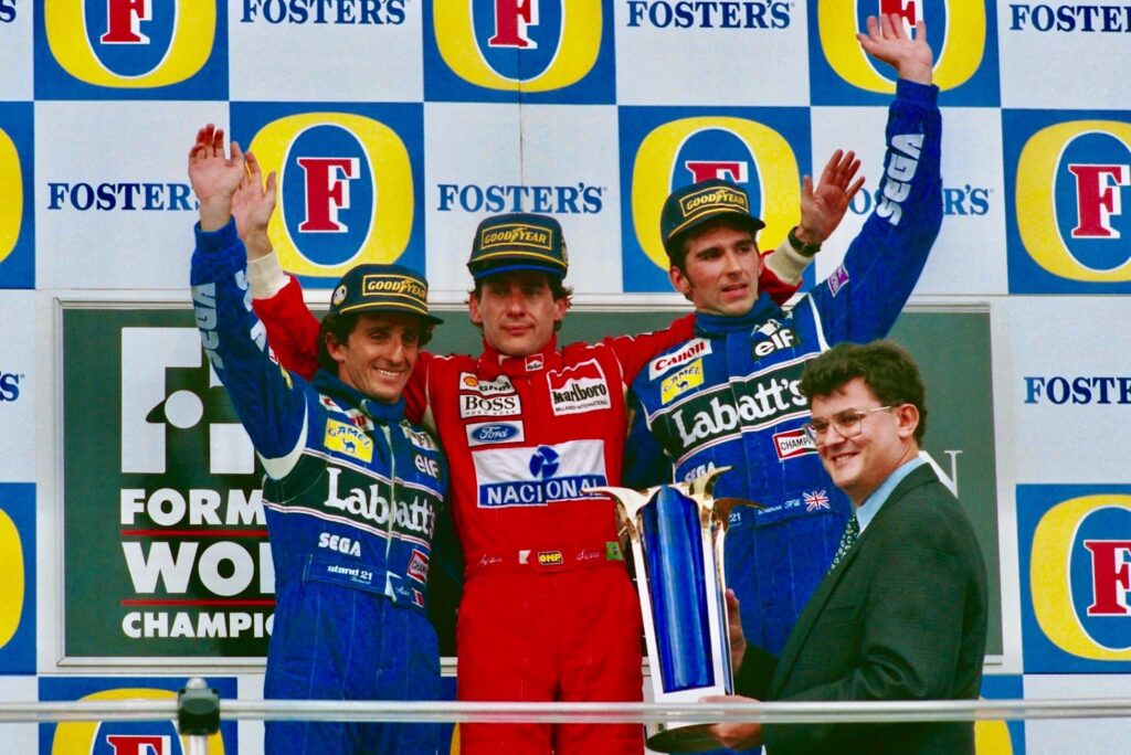 Senna Prost Hill Adelaide 1993