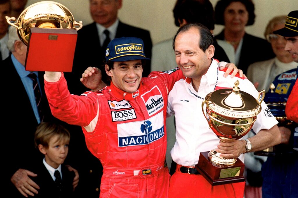 Ron Dennis Ayrton Senna