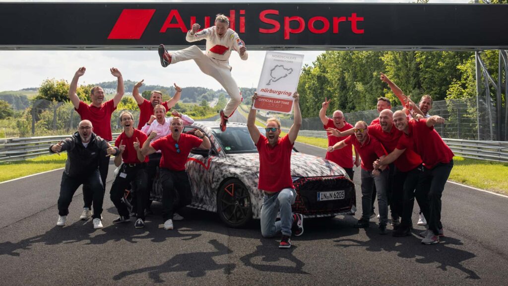 audi rs3 sedan nurburgring record 2024